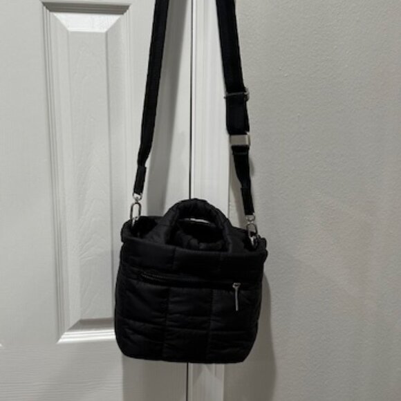 Quilted Tote Crossbody Puffer Bag With Adjustable Strap - Picture 3 of 3